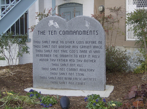 10 Commandments House near Supreme Court